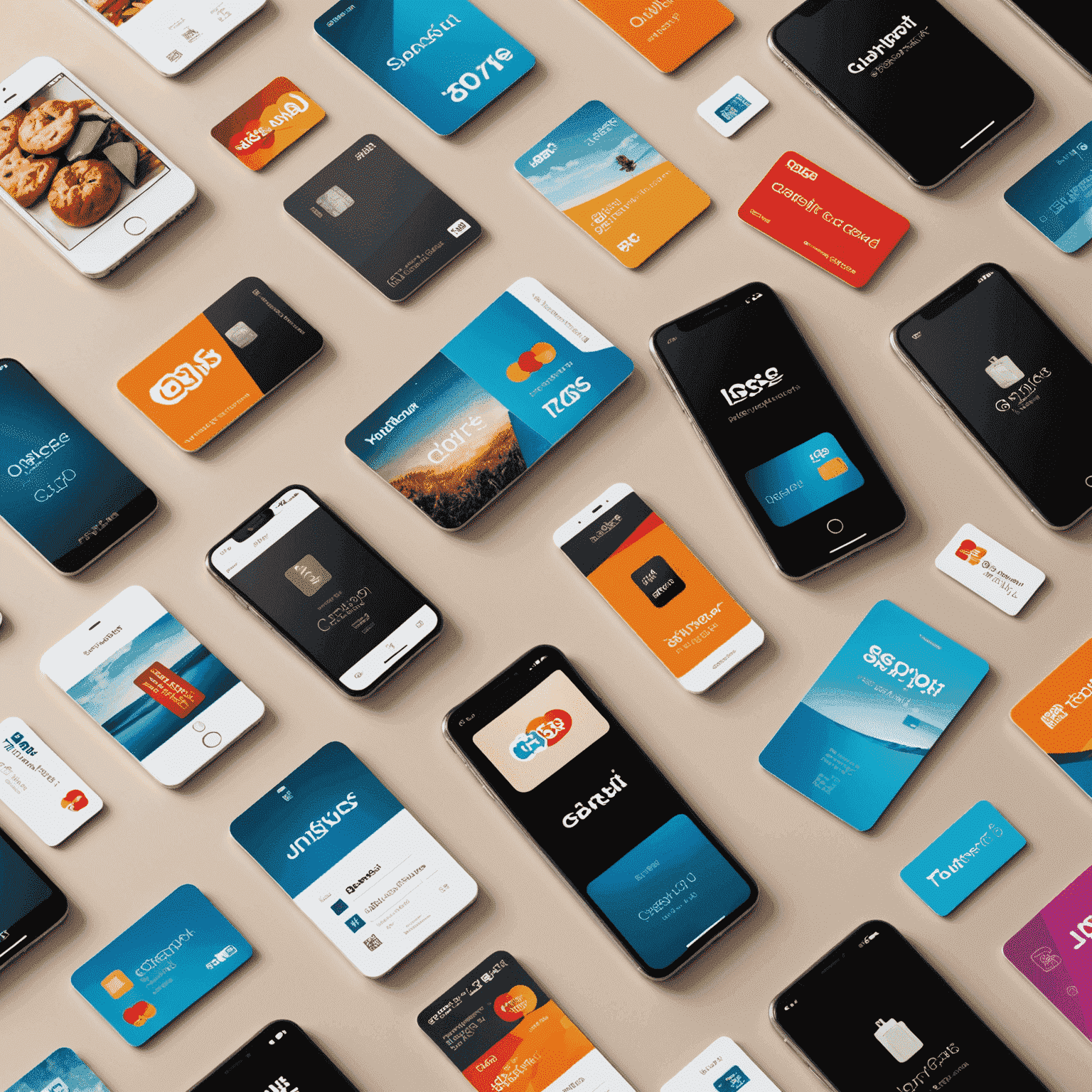 A collage showcasing various digital gift cards floating above a sleek smartphone, symbolizing the convenience and instant nature of modern gift card transactions